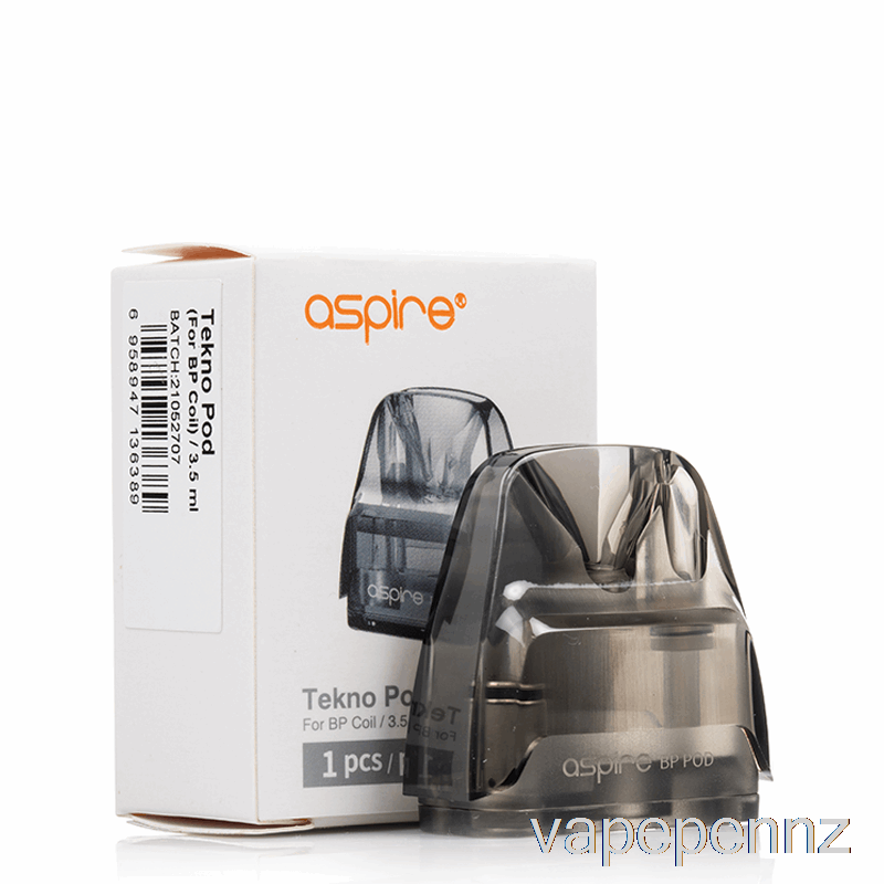 Aspire TEKNO Replacement Pods [BP] 3.5mL Pod - Coil Not Incl. VAPE NZ